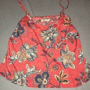 Silk Hollister floral shirt